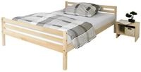 Ticaa Bettgestell Einzelbett Doppelbett Nadine 140x200 Kiefer