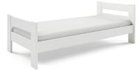 Masseno Einzelbett OSCARO 90x200 cm Kinderbett Kiefer Massivholz Wei&szlig;