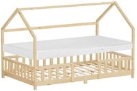 ML-DESIGN Spielbett Hausbett Kinderbett inkl. Lattenrost kreativ Bodenbett f&uuml;r