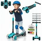 Juskys Dreiradscooter Lumox, H&ouml;henverstellbar, blinkende Reifen, Hinterradbremse,