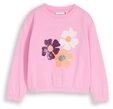 TOM TAILOR Sweater mit Blumen-Pailetten