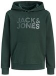 Jack & Jones Junior Kapuzensweatshirt JJECORP mit Druck, K&auml;ngurutasche, pflegeleicht