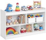 SONGMICS Schuhregal Kinderregal, Spielzeug Aufbewahrung, Spielzeugregal, Montessori