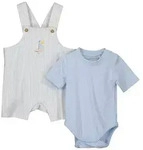 Blue Seven T-Shirt Blue Seven Set: Body und Latzshorts blau 56 EU