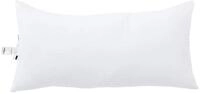 vidaXL Kopfkissen Kopfkissen mit Kissen 2 pcs Wei&szlig; 81 x 42 x 20 cm Polyester, Bezug: