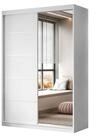 Lookway Kleiderschrank CAMARO II PLUS 150 cm mit Spiegel Schiebet&uuml;renschrank