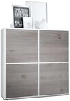 Vladon Highboard Cuba V2 (Schrank, 104 x 105,5 x 35,5 cm Sideboard mit 8 F&auml;chern),
