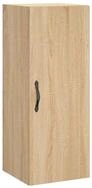 vidaXL H&auml;ngeschrank Wandschrank Sonoma-Eiche 34,5x34x90 cm Holzwerkstoff (1-St)