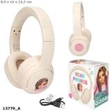 Depesche Spiel TOPModel Bluetooth-Kopfh&ouml;rer kabellos cremefarben