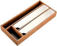 KESPER&reg; Folienspender mit 4 F&auml;chern, 2 davon mit Abrei&szlig;kanten, (1-St), f&uuml;r