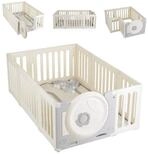 Moni Laufstall Laufstall Cubby Land, Laufgitter Spielmatte 50 B&auml;lle T&uuml;re einfache