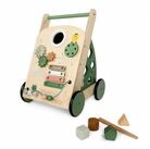Lemodo Babywalker Lauflernwagen aus Holz mit Activity-Board, leise R&auml;der, ab 1 Jahr,