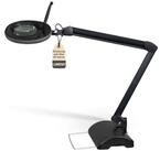 Lumeno Lupenlampe 721X LED Lupenleuchte CRI>90 mit Tischklemme und 127 mm