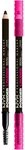 NYX PROFESSIONAL MAKEUP Augenbrauenpflege POWDER LOUDER BROW PENCIL, verleiht sowohl