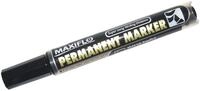 PENTEL Permanentmarker Permanentmarker Maxiflo 1-3,5mm Keilspitze schwarz Packung mit