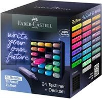 Faber-Castell Marker Faber-Castell TL 46 Textmarker - 24er Deskset