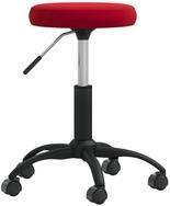 vidaXL Massageger&auml;t Massagehocker Samt Weinrot