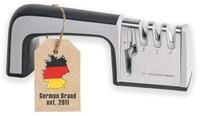 Intirilife Messersch&auml;rfer, 4-in-1 Messerschleifer in SCHWARZ - Messersch&auml;rfer aus