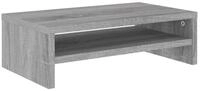 vidaXL Monitorst&auml;nder Monitorst&auml;nder Grau Sonoma 42x24x13 cm Holzwerkstoff, (1-tlg)