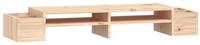 vidaXL Monitorst&auml;nder Monitorst&auml;nder 100x27,5x15 cm Massivholz Kiefer