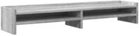 vidaXL Monitorst&auml;nder Monitorst&auml;nder Grau Sonoma 100x24x16 cm Holzwerkstoff