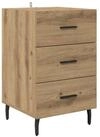 vidaXL Nachttisch Nachttisch Artisan-Eiche 40 x 40 x 66 cm Holzwerkstoff (1-St)