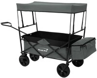 Hauki Bollerwagen Handwagen Transportwagen faltbar klappbar mit Bremse Dach und