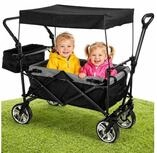 BigDean Bollerwagen Bollerwagen faltbar 100kg belastbar 105L robuster Bollerwagen