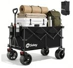 Sekey Bollerwagen Faltbar Handwagen Faltbollerwagen mit extra breiten