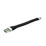 ROLINE USB 3.2 Gen 1 Silikonkabel, USB A-C, ST/ST USB-Kabel, USB 3 Typ A M&auml;nnlich