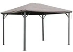 Quick Star Pavillon Schutzhaube 3x3,6m Hardtop Pavillon Antik Taupe, Wasserdicht, mit
