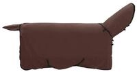 vidaXL Tierdecke Pferdedecke Volles Dunkelbraun 145 cm Polyester