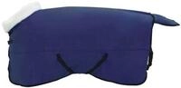 vidaXL Tierdecke Pferdedecke Marineblau 155 cm Polarfleece