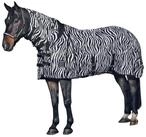 Horse Guard Pferde-Fliegendecke Insektendecke f&uuml;r Pferde, Zebramuster, 155 cm
