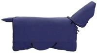 vidaXL Tierdecke Pferdedecke Marineblau 145 cm Polyester
