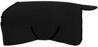 vidaXL Tierdecke Pferdedecke Schwarz 115 cm Polyester