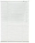 Liedeco Jalousie Aluminium-Jalousie, mit Bohren, freih&auml;ngend, Aluminium wei&szlig; 150 cm