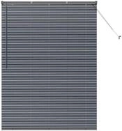 Rollo Balkenjalousien Dunkelgrau 175 x 130 cm Aluminium, vidaXL