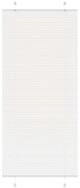 Rollo Plissee Wei&szlig; 100x200 cm Stoffbreite 99,4 cm Polyester, vidaXL