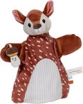 Nici Schmusetuch My first NICI, Handpuppe Rehkitz 2in1 26x25 cm, sanfte Materialmix