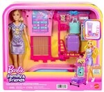 Barbie Anziehpuppe Barbie Kofferband Spielset mit Puppe Malibu