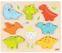 Gollnest & Kiesel Puzzle Einlegepuzzle Dinosaurier, Puzzleteile