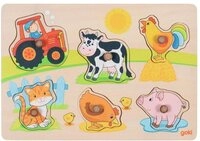Gollnest & Kiesel Puzzle Steckpuzzle Auf dem Bauernhof, Puzzleteile