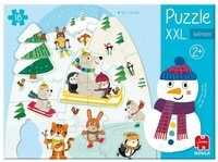 Jumbo Spiele Puzzle GOULA XXL Winter-Puzzle - 18 Teile, 18 Puzzleteile