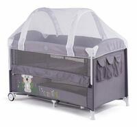 Chipolino Baby-Reisebett Moskitonetz f&uuml;r faltbare Reisebetten 120x60 cm wei&szlig;