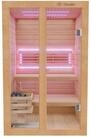 Dewello Sauna TOFINO 120x140 Finnische Sauna, 2 Personen, Saunaofen, Harvia 3,5KW,