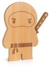 OTOTO Schneidebrett Ninja mit Messer OT16715, Holz Edelstahl