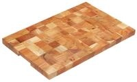 vidaXL Schneidebrett Hackblock 60&times;40&times;3,8 cm Massivholz, Akazienholz