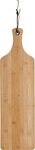 Zeller Present Schneidebrett Bamboo, Bambus, Metall, (1-St), L&auml;nge ca. 57 cm