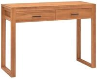 vidaXL Schreibtisch Schreibtisch mit 2 Schubladen 100x40x75 cm holz
